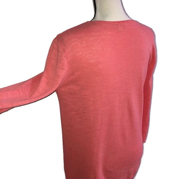 J. Jill Coral Lightweight Pullover Sweater | Size Medium - Picture 6 of 10